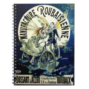 Vervaardiging van fietsen van Roubaisienne Notitieboek