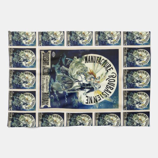 Vervaardiging van fietsen van Roubaisienne Theedoek (Horizontaal)