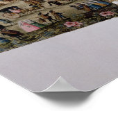 Vervaardiging van het Plaza de la Cebada, Madrid Poster (Hoek)