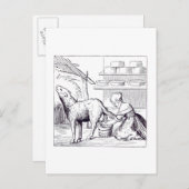 Vervaardiging van kazen in Zwitserland na een week Briefkaart (Voorkant / Achterkant)