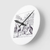 Vervaardiging van kazen in Zwitserland na een week Ronde Klok (Hoek)