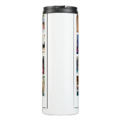 Vervaders modern script 16 fotocollage thermosbeker (Achterkant)