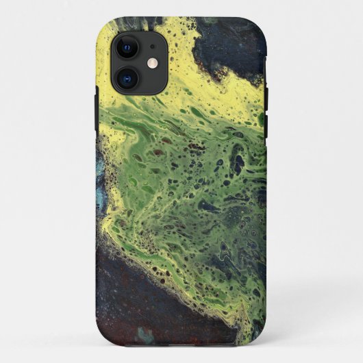 Vervagen 1 Crazy Green Case-Mate iPhone Case (Achterkant)