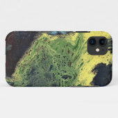 Vervagen 1 Crazy Green Case-Mate iPhone Case (Achterkant (horizontaal))