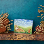 Vervagen in de Grass Illustratie Fotoplaat (Zijkant)