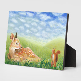 Vervagen in de Grass Illustratie Fotoplaat