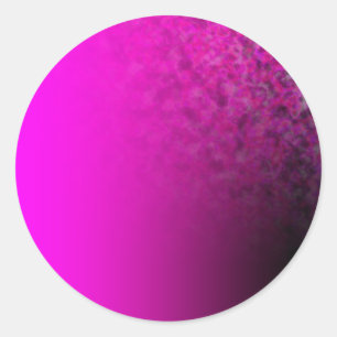 Vervagen: Magenta en Cloud Ronde Sticker