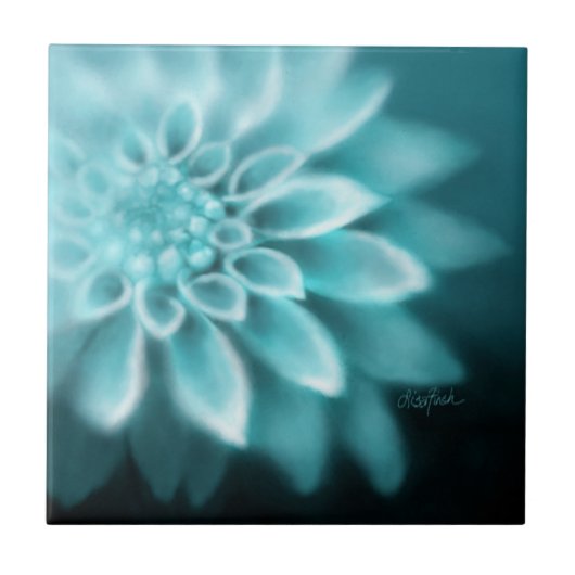 Vervagen naar Black Dahlia Tegeltje (Voorkant)