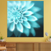 Vervagen naar zwart-Dahlia Acrylafdrukdrift Canvas Afdruk (Insitu (Woonkamer))
