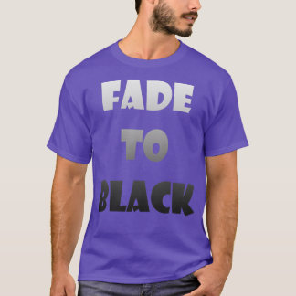 Vervagen naar zwart t-shirt