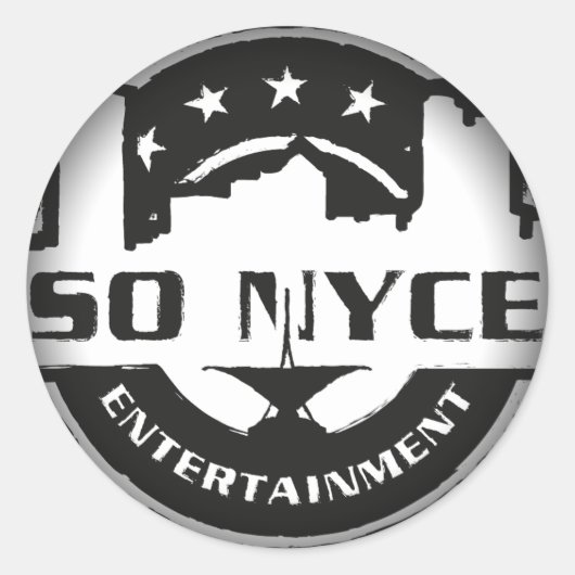 Vervagen naar zwarte ronde stickers (Voorkant)