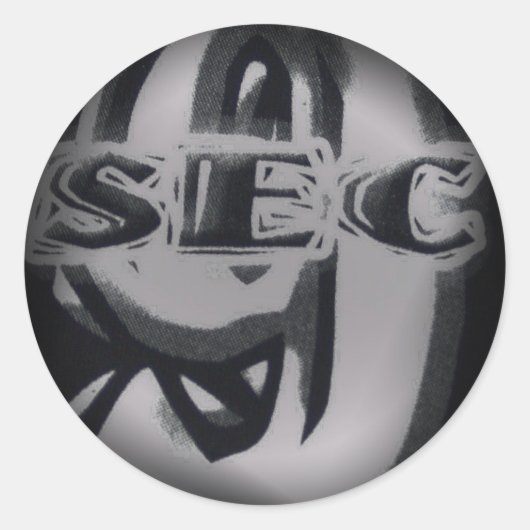 Vervagen naar zwarte ronde stickers (Voorkant)