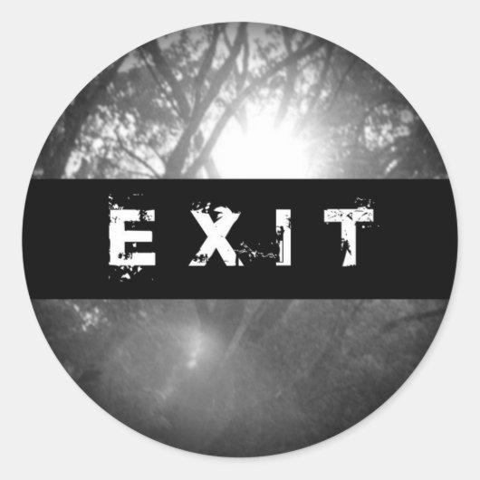 Vervagen naar zwarte ronde stickers (Voorkant)