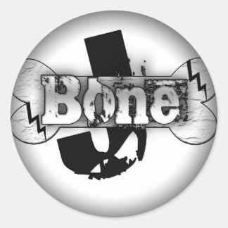 Vervagen naar zwarte ronde stickers