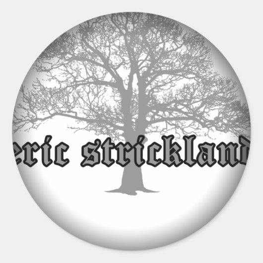 Vervagen naar zwarte ronde stickers (Voorkant)