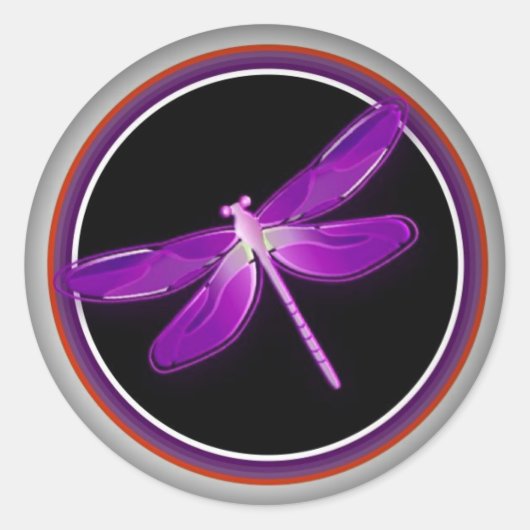 Vervagen naar zwarte ronde stickers (Voorkant)