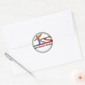 Vervagen naar zwarte ronde stickers (Envelop)