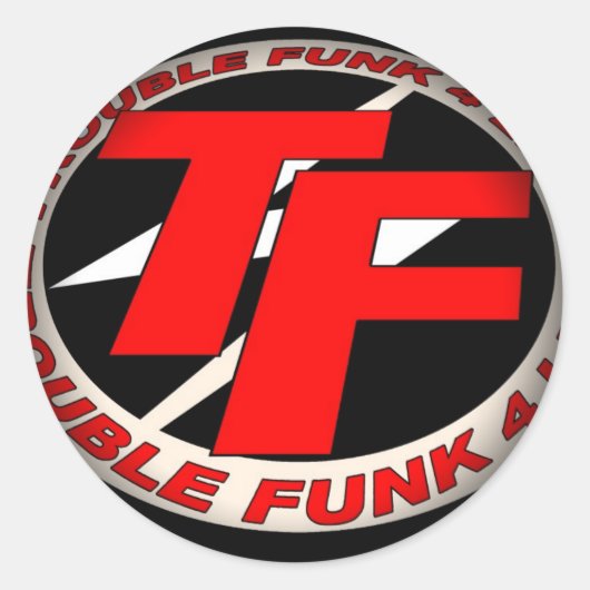 Vervagen naar zwarte ronde stickers (Voorkant)