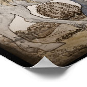 Vervagen op witte paarden poster (Hoek)