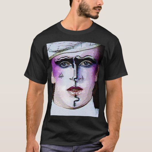 Vervagen tot grijs t-shirt (Voorkant)