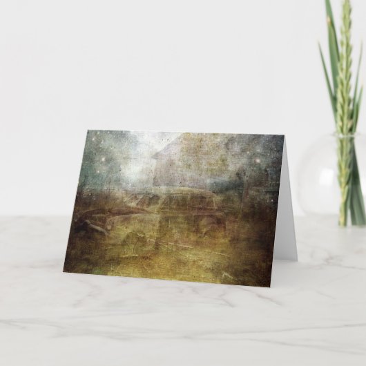 Vervagen weg Verlaten auto Alle keren Kaart (Voorkant)