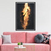 Vervagend Licht Canvas Afdruk (Insitu (Woonkamer))