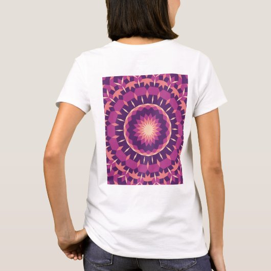 Vervagend patroon t-shirt (Achterkant)