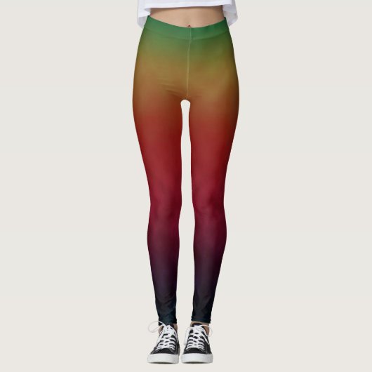 Vervagend Spectrum Grond Leggings (Voorkant)