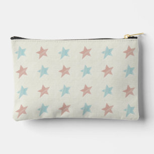 Vervagend Sterrenpatroon Rood Blauw Etui