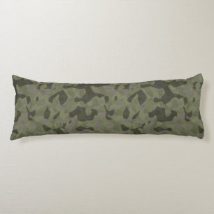 Vervagende camouflage abstract lichaamskussen