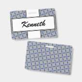 Vervagende Cirkelraster door Kenneth Yoncich Badge (Voor- en achterkant)