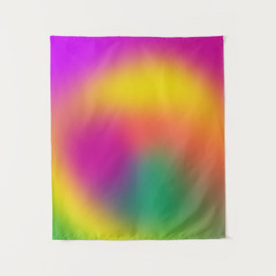 Vervagende Kleuren Van De Jaren 90 Wandkleed