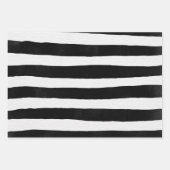 Vervagende Zwarte Witte Krabbels Vorm Inpakpapier Vel (Voorkant 3)