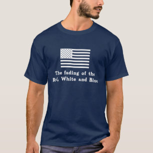 Vervaging van de Rood Wit en Blauw T-shirt