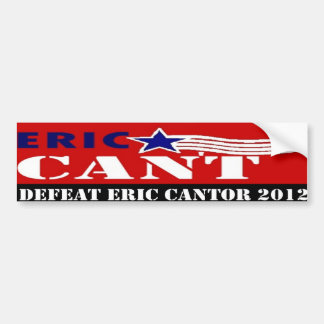 Verval Eric Cantor 2012 Bumpersticker