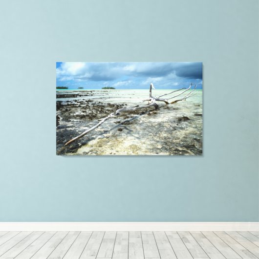 Verval in Paradise canvas print (Insitu (Houten vloer))