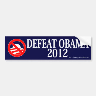 Verval Obama 2012 Bumpersticker