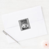 Verval van de Spaanse Armada Vierkante Sticker (Envelop)