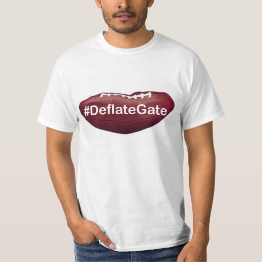 Vervald Football #Deflategate T-shirt (Voorkant)