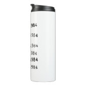 Vervaldatum bibliotheek 1984 thermosbeker (Geroteerd rechts)