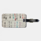 Vervaldatum  bibliotheek bagagelabel (Achterkant horizontaal)