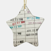 Vervaldatum  bibliotheek keramisch ornament (Links)