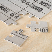 Vervaldatum bibliotheek legpuzzel (Zijkant)