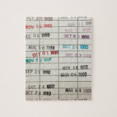 Vervaldatum bibliotheek legpuzzel (Verticaal)