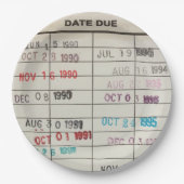 Vervaldatum  bibliotheek papieren bordje (Voorkant)