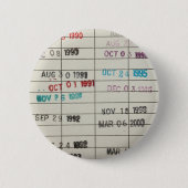 Vervaldatum  bibliotheek ronde button 5,7 cm (Voorkant)