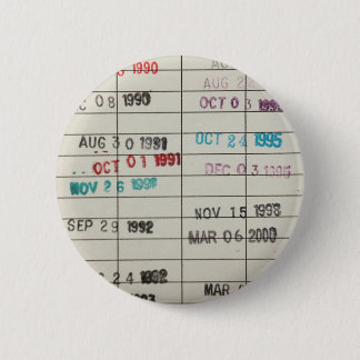 Vervaldatum bibliotheek ronde button 5,7 cm