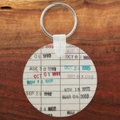 Vervaldatum  bibliotheek sleutelhanger (Voorkant)