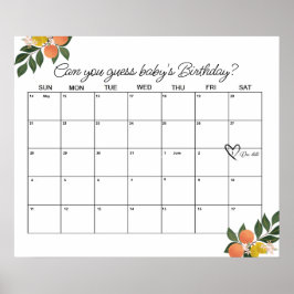 Vervaldatum Citrus Love Shower Poster