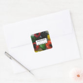 Vervaldatum (gebruik door de sticker) vierkante sticker (Envelop)